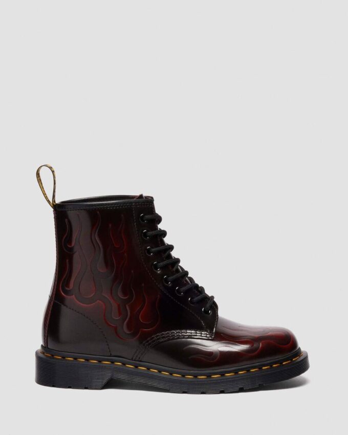 Bottes 1460 Inferno en cuir Arcadia Rub Off Bottes 1460 Inferno en cuir Arcadia Rub Off