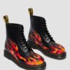 Bottes 1460 Pascal FLAME en cuir Arcadia Rub Off Bottes 1460 Pascal FLAME en cuir Arcadia Rub Off