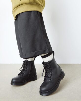 Bottes 1460 pour tout-petits doublées de fausse fourrure