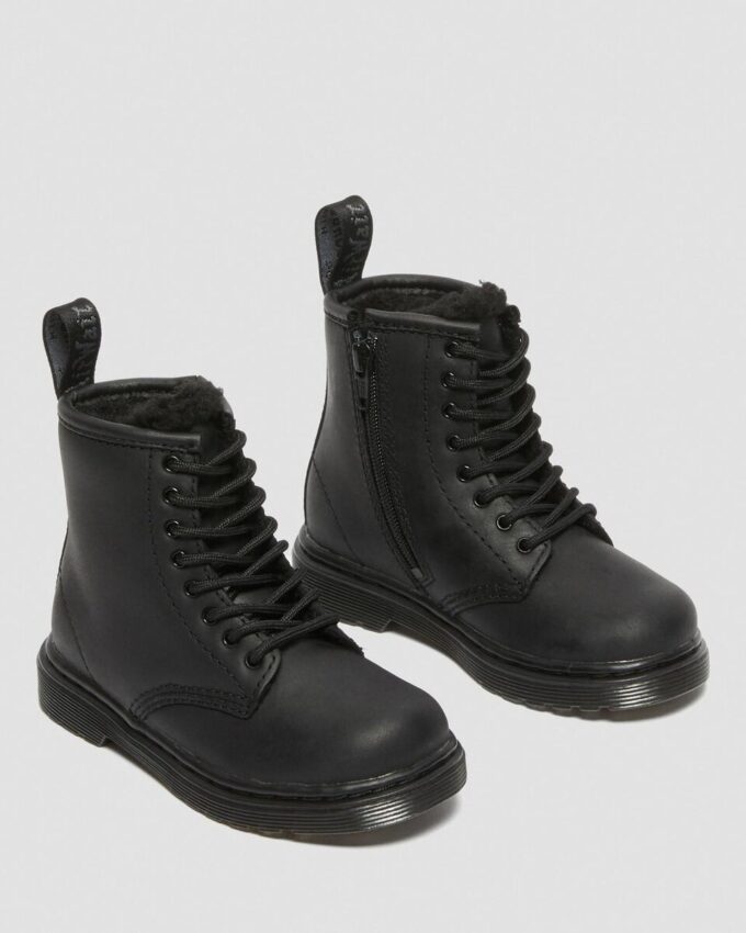 Bottes 1460 pour tout-petits doublées de fausse fourrure Bottes 1460 pour tout-petits doublées de fausse fourrure