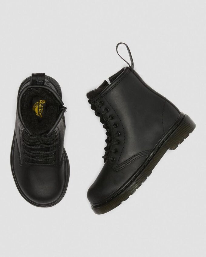 Bottes 1460 pour tout-petits doublées de fausse fourrure Bottes 1460 pour tout-petits doublées de fausse fourrure
