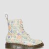Bottes 1460 Vonda en cuir recyclé à motif floral