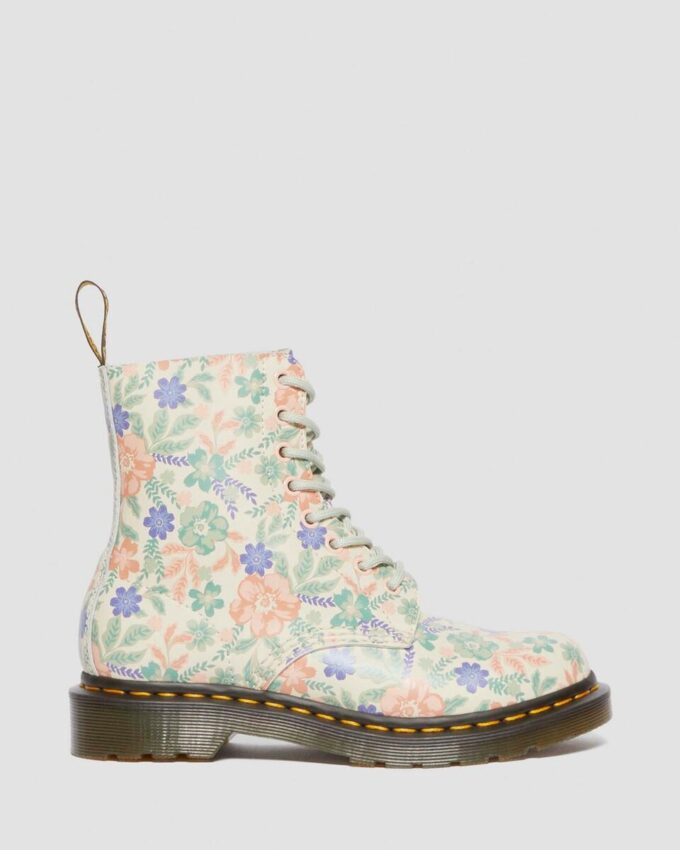 Bottes 1460 Vonda en cuir recyclé à motif floral