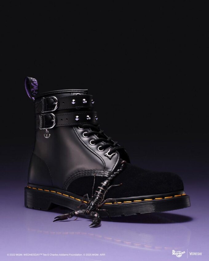 Bottes 1460 Wednesday en velours Bottes 1460 Wednesday en velours
