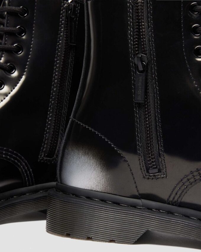 Bottes 1460 ZIP en cuir frotté Arcadia Leather Bottes 1460 ZIP en cuir frotté Arcadia Leather