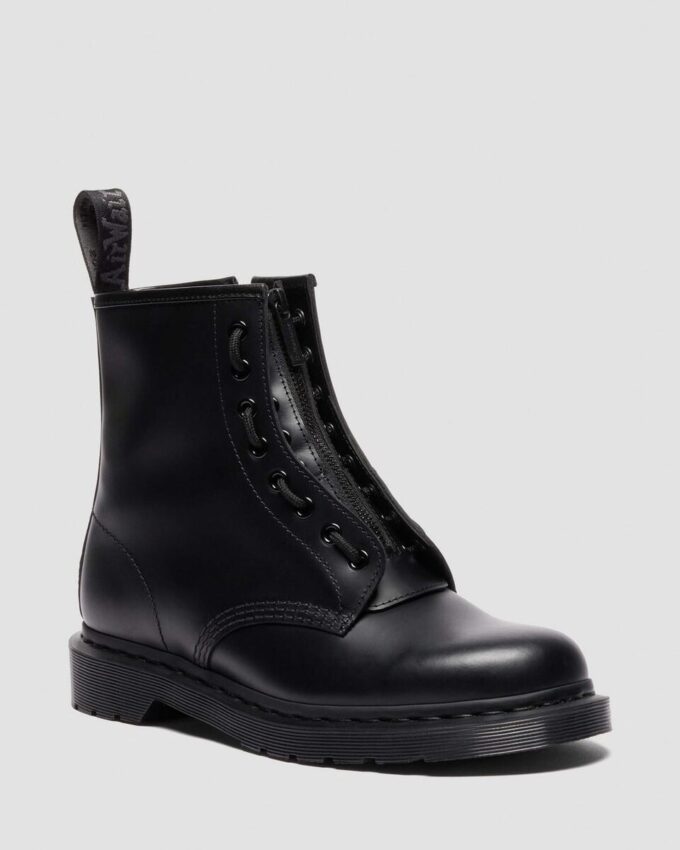 Bottes 1460 ZIP MONO en Smooth Leather Bottes 1460 ZIP MONO en Smooth Leather