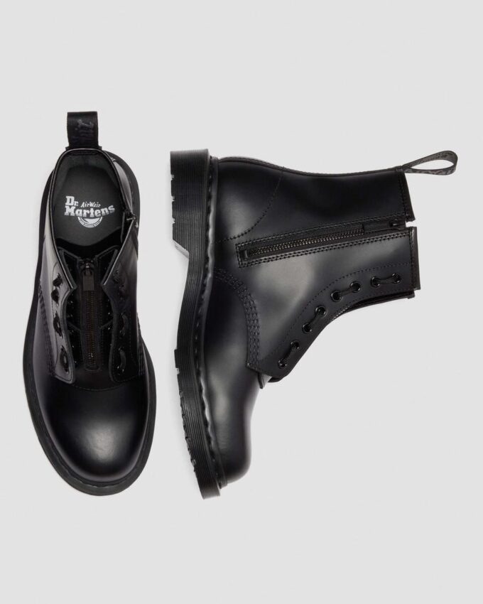 Bottes 1460 ZIP MONO en Smooth Leather Bottes 1460 ZIP MONO en Smooth Leather