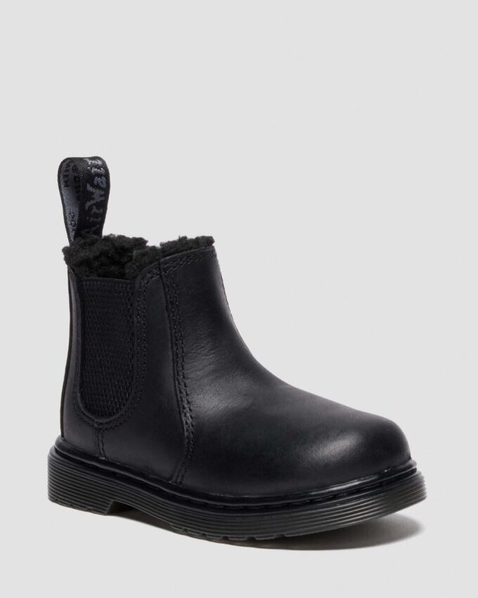 Bottes Chelsea doublées de fausse fourrure pour tout-petits 2976 Bottes Chelsea doublées de fausse fourrure pour tout-petits 2976