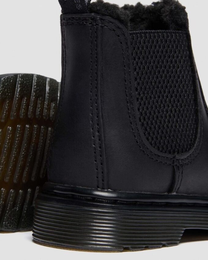 Bottes Chelsea doublées de fausse fourrure pour tout-petits 2976 Bottes Chelsea doublées de fausse fourrure pour tout-petits 2976