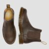 Bottes Chelsea en cuir Crazy Horse à coutures jaunes 2976 Bottes Chelsea en cuir Crazy Horse à coutures jaunes 2976