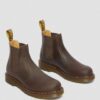 Bottes Chelsea en cuir Crazy Horse à coutures jaunes 2976 Bottes Chelsea en cuir Crazy Horse à coutures jaunes 2976