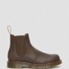 Bottes Chelsea en cuir Crazy Horse à coutures jaunes 2976 Bottes Chelsea en cuir Crazy Horse à coutures jaunes 2976