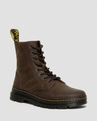 Bottes décontractées en cuir Crazy Horse Combs Bottes décontractées en cuir Crazy Horse Combs