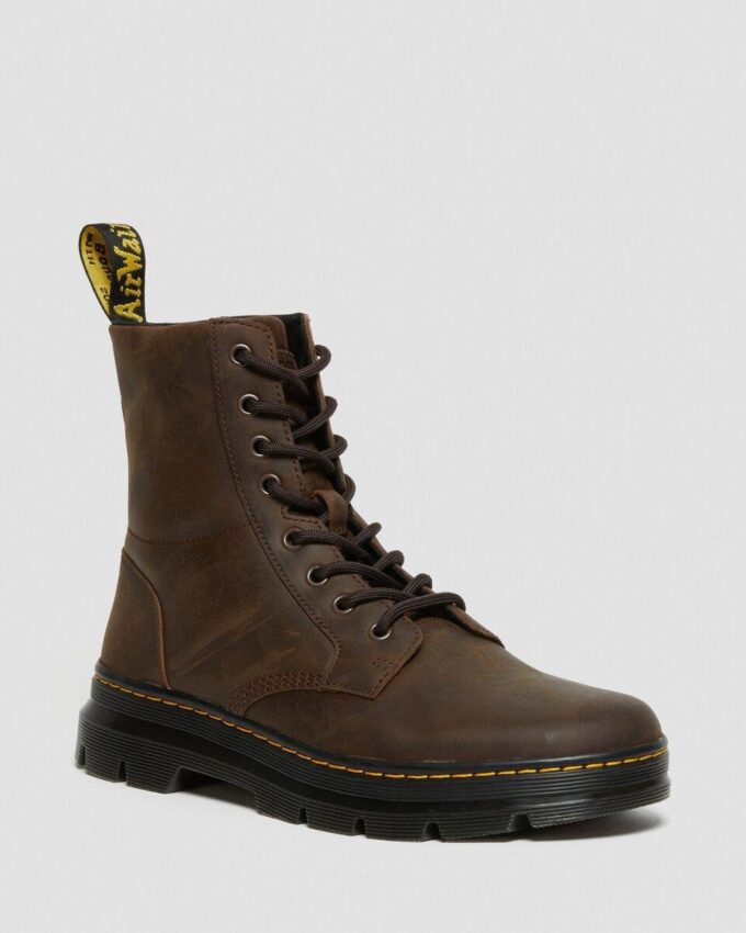 Bottes décontractées en cuir Crazy Horse Combs Bottes décontractées en cuir Crazy Horse Combs