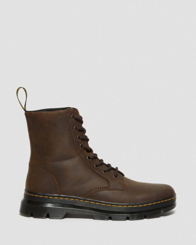 Bottes décontractées en cuir Crazy Horse Combs Bottes décontractées en cuir Crazy Horse Combs