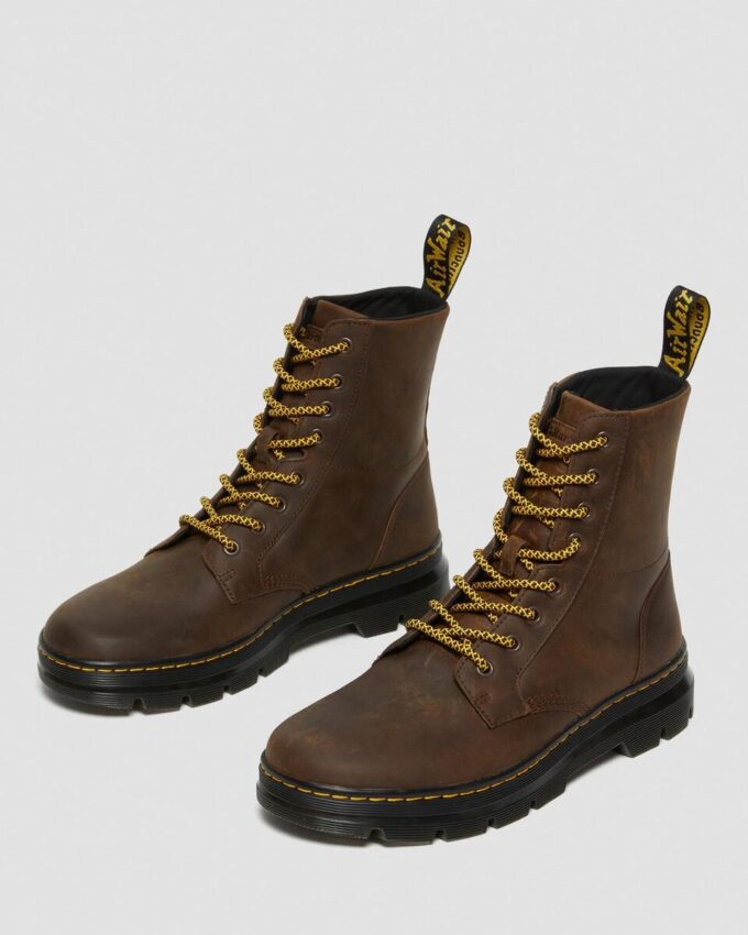 Bottes décontractées en cuir Crazy Horse Combs Bottes décontractées en cuir Crazy Horse Combs