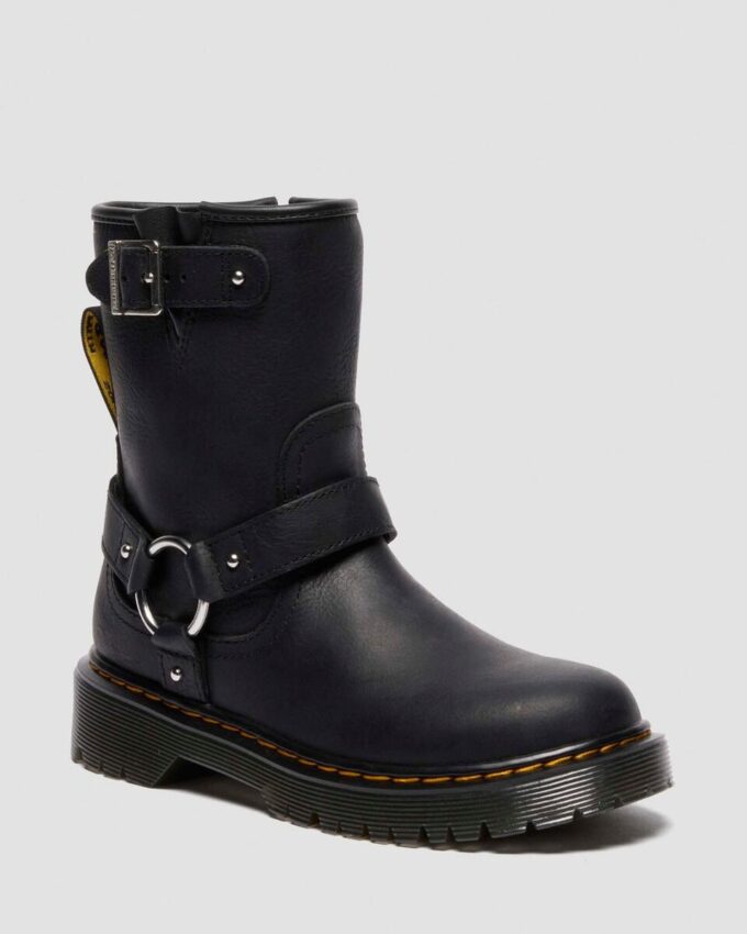 Bottes de motard en cuir pour enfants Genaya Junior Bottes de motard en cuir pour enfants Genaya Junior