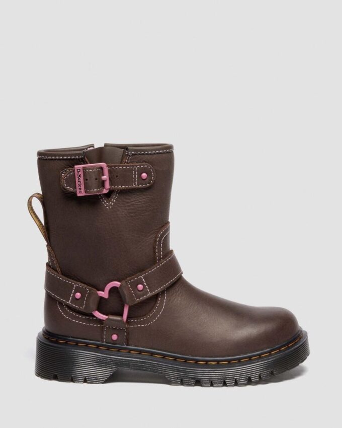 Bottes de motard en cuir pour enfants Genaya Junior Bottes de motard en cuir pour enfants Genaya Junior