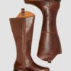 Bottes en cuir Amaayah à hauteur du genou Bottes en cuir Amaayah à hauteur du genou