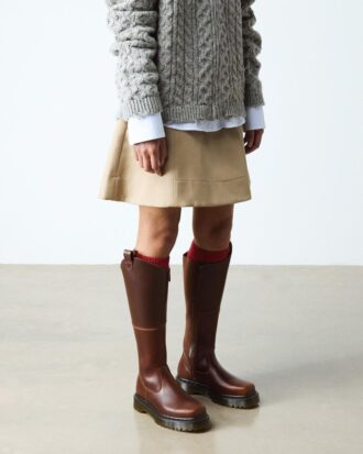 Bottes en cuir Amaayah à hauteur du genou