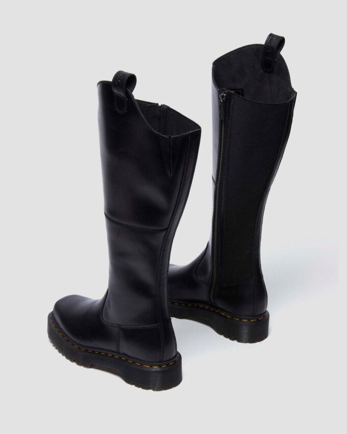 Bottes en cuir Amaayah à hauteur du genou Bottes en cuir Amaayah à hauteur du genou