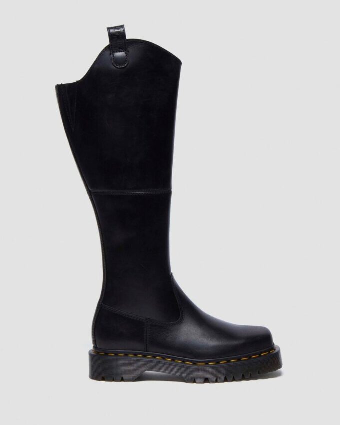 Bottes en cuir Amaayah à hauteur du genou Bottes en cuir Amaayah à hauteur du genou