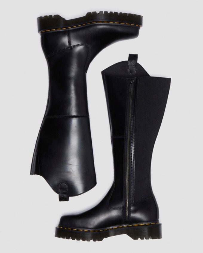 Bottes en cuir Amaayah à hauteur du genou Bottes en cuir Amaayah à hauteur du genou