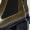 Bottes en cuir à bout carré MAYBOLE CHELSEA Bottes en cuir à bout carré MAYBOLE CHELSEA