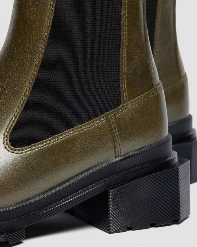Bottes en cuir à bout carré MAYBOLE CHELSEA Bottes en cuir à bout carré MAYBOLE CHELSEA