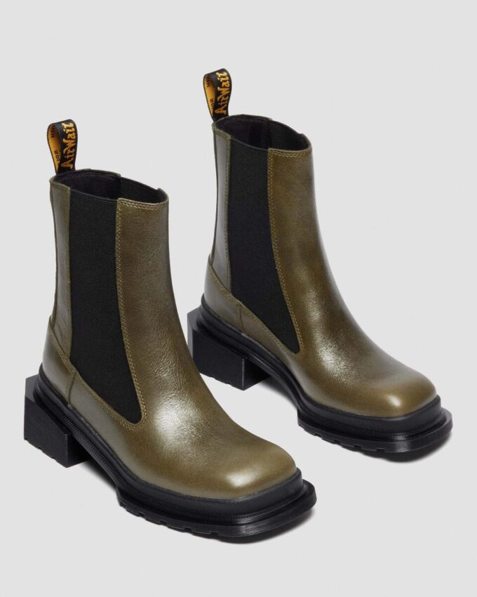Bottes en cuir à bout carré MAYBOLE CHELSEA Bottes en cuir à bout carré MAYBOLE CHELSEA
