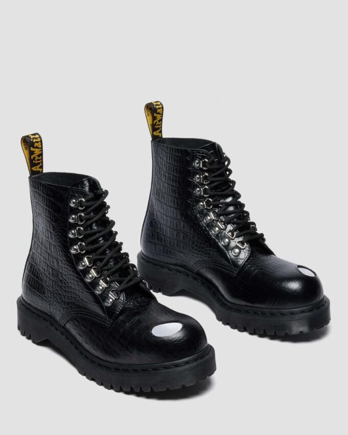 Bottes en cuir à embout en acier 1460 Pascal Bex Bottes en cuir à embout en acier 1460 Pascal Bex