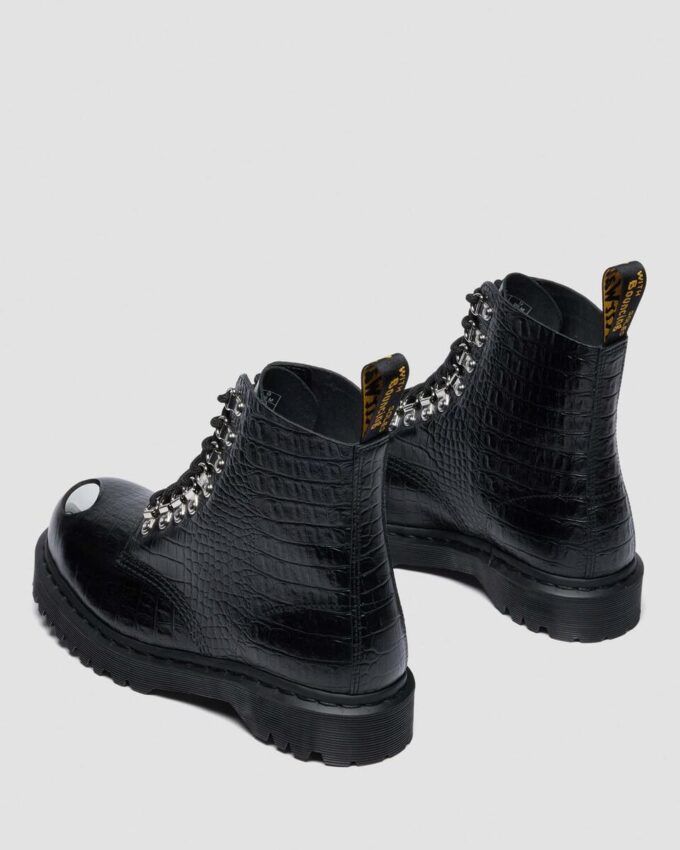 Bottes en cuir à embout en acier 1460 Pascal Bex Bottes en cuir à embout en acier 1460 Pascal Bex