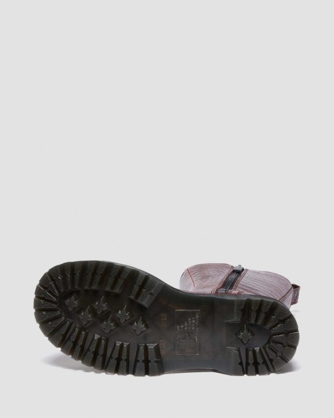 Bottes en cuir gaufré croco REJENA Bottes en cuir gaufré croco REJENA