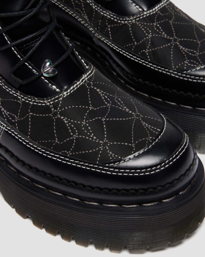 Bottes en cuir à plateforme XTRM FRILL