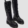 Bottes en cuir à plateforme XTRM FRILL