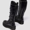 Bottes en cuir à plateforme XTRM FRILL