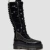 Bottes en cuir à plateforme XTRM FRILL