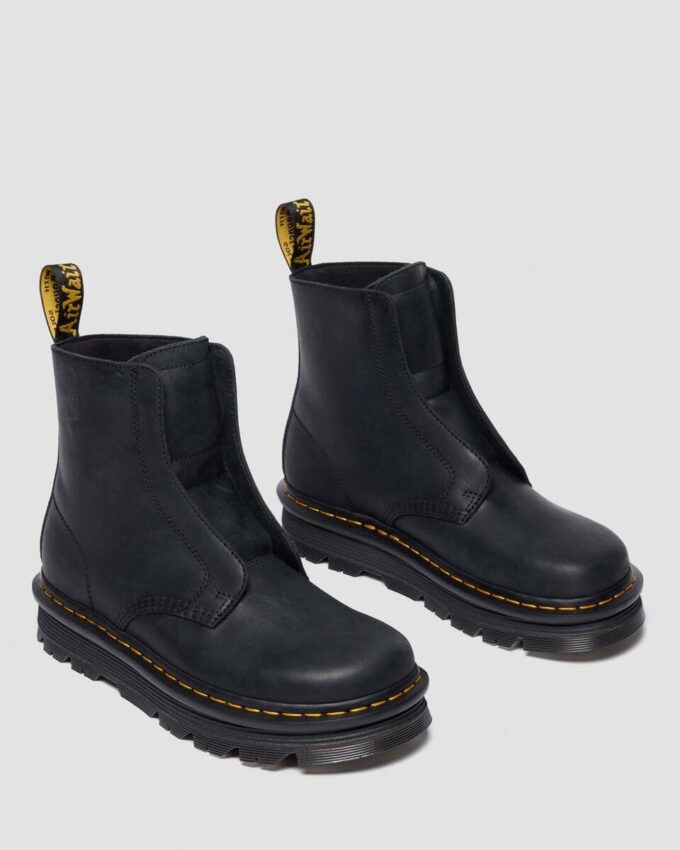 Bottes en cuir sans lacets Zebzag