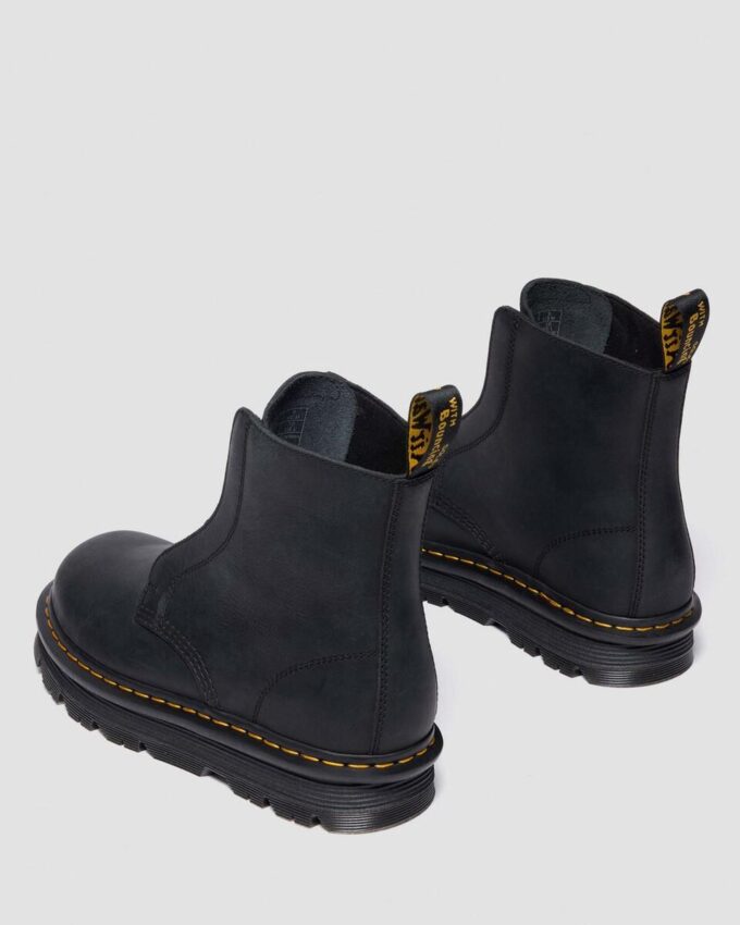 Bottes en cuir sans lacets Zebzag