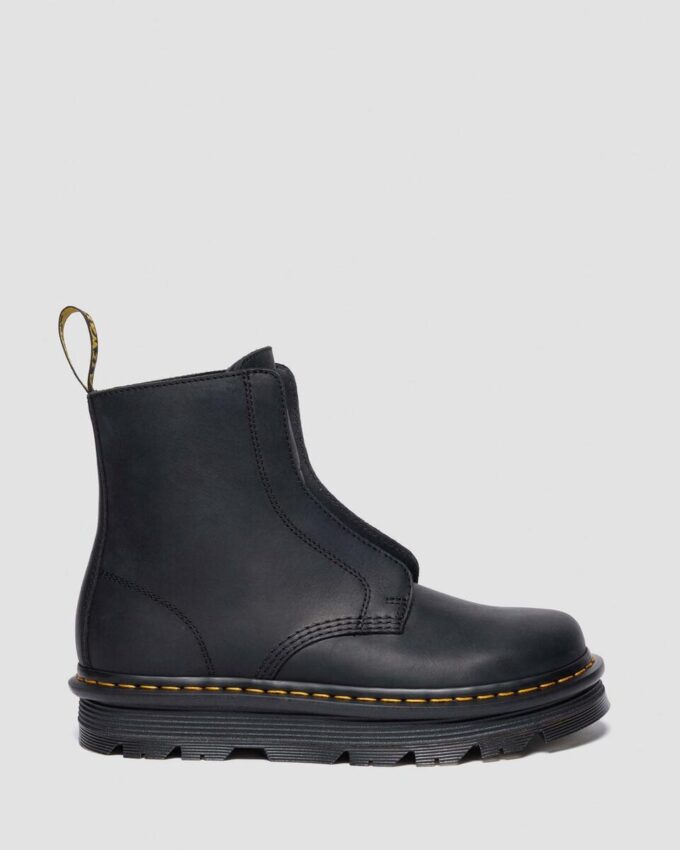 Bottes en cuir sans lacets Zebzag