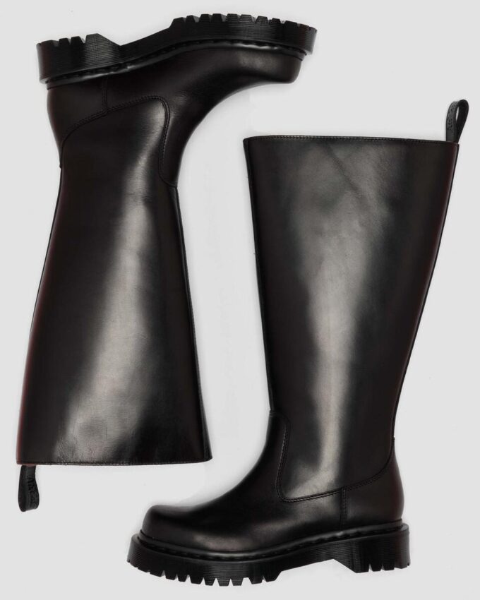 Bottes en cuir vieilli REJENA HI Bottes en cuir vieilli REJENA HI