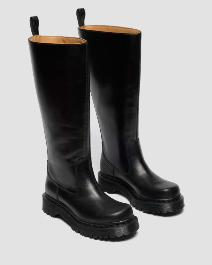 Bottes en cuir vieilli REJENA HI Bottes en cuir vieilli REJENA HI