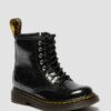 BOTTES EN PATENT LEATHER À PAILLETTES 1460 POUR ENFANTS BOTTES EN PATENT LEATHER À PAILLETTES 1460 POUR ENFANTS