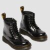BOTTES EN PATENT LEATHER À PAILLETTES 1460 POUR ENFANTS BOTTES EN PATENT LEATHER À PAILLETTES 1460 POUR ENFANTS