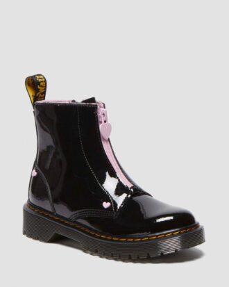 Bottes à enfiler Junior Heart en Patent Leather Nappa