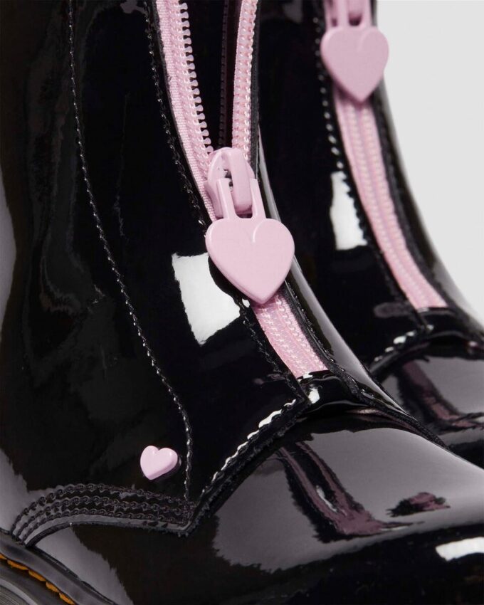 Bottes à enfiler Junior Heart en Patent Leather Nappa Bottes à enfiler Junior Heart en Patent Leather Nappa