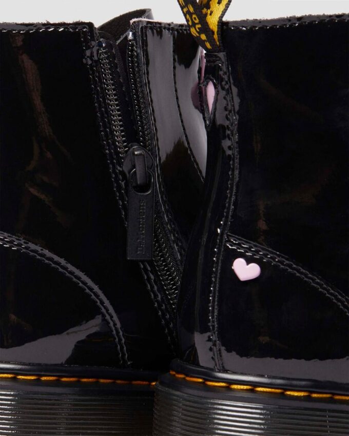 Bottes à enfiler Junior Heart en Patent Leather Nappa Bottes à enfiler Junior Heart en Patent Leather Nappa