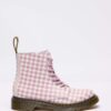 Bottes JUNIOR 1460 en cuir vichy Bottes JUNIOR 1460 en cuir vichy