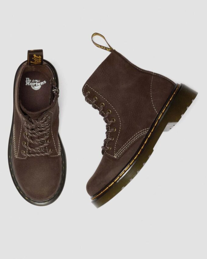 Bottes JUNIOR 1460 en nubuck vieilli Bottes JUNIOR 1460 en nubuck vieilli