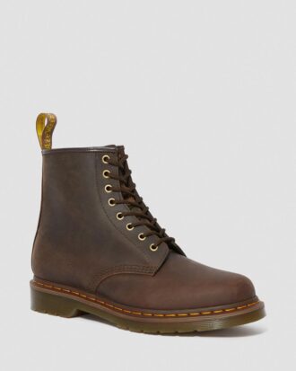Bottes à lacets 1460 en cuir Crazy Horse